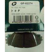 GP-02274 колодки G-Brake (PF1524 AN742 0446502240, 0446542200)